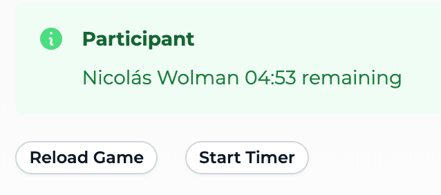 Timer preset
