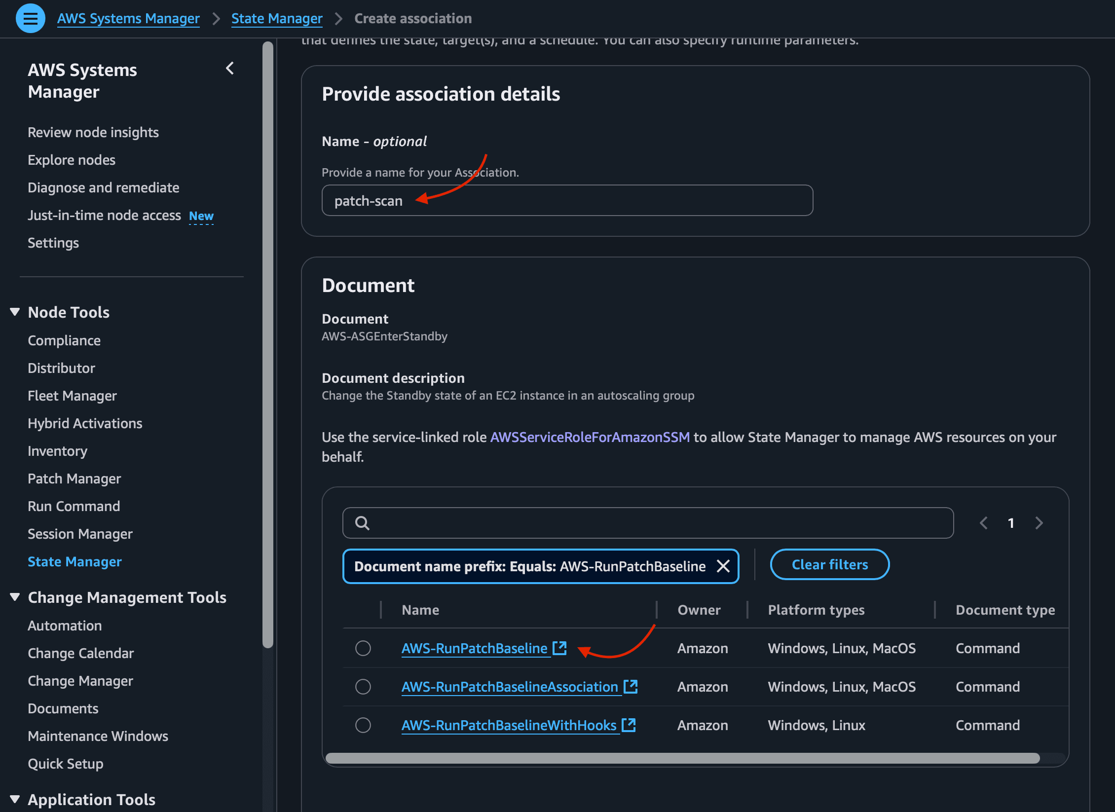 AWS Patch Baselines